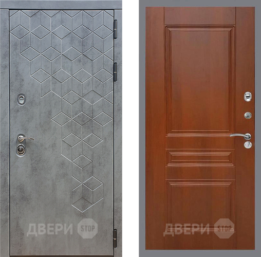 Дверь Стоп БЕТОН ФЛ-243 Итальянский орех в Химках