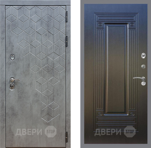 Входная металлическая Дверь Стоп БЕТОН ФЛ-4 Венге в Химках