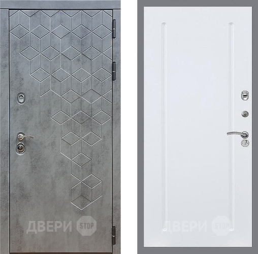 Дверь Стоп БЕТОН ФЛ-68 Силк Сноу в Химках