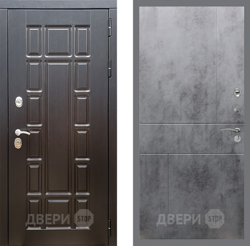 Входная металлическая Дверь Стоп НЬЮ ЙОРК ФЛ-290 Бетон темный в Химках