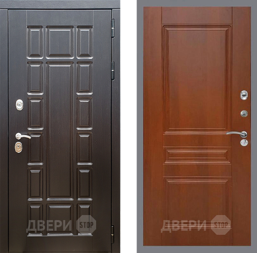 Входная металлическая Дверь Стоп НЬЮ ЙОРК ФЛ-243 Итальянский орех в Химках