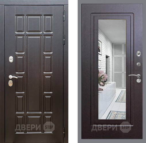 Дверь Стоп НЬЮ ЙОРК Зеркало ФЛ-120 Венге в Химках