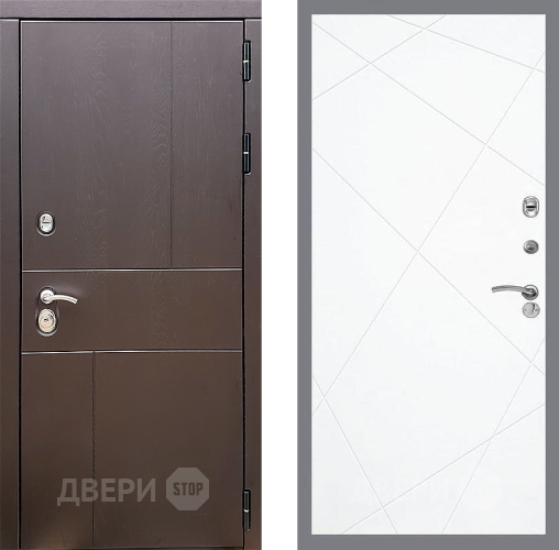 Входная металлическая Дверь Стоп УРБАН ФЛ-291 Силк Сноу в Химках