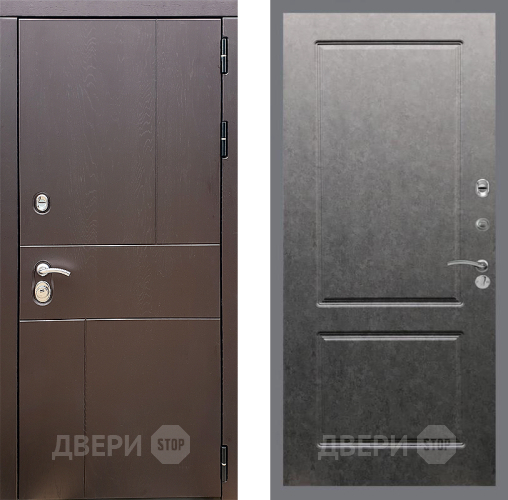 Дверь Стоп УРБАН ФЛ-117 Штукатурка графит в Химках