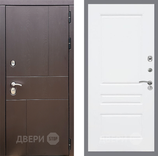 Входная металлическая Дверь Стоп УРБАН ФЛ-243 Силк Сноу в Химках