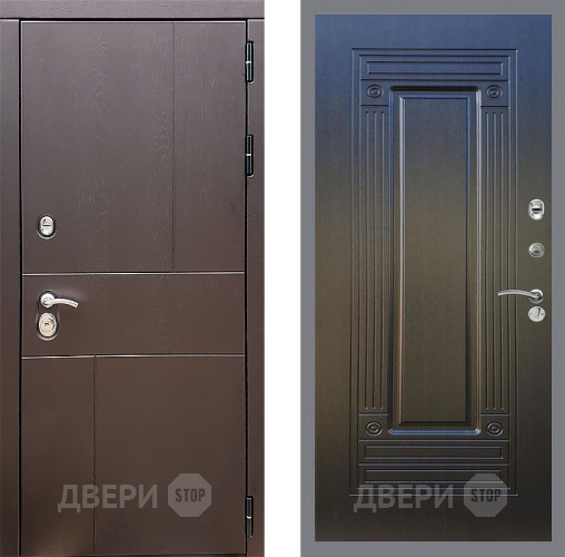 Входная металлическая Дверь Стоп УРБАН ФЛ-4 Венге в Химках