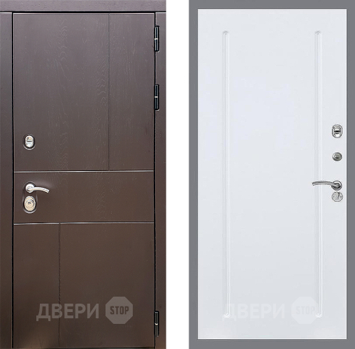 Дверь Стоп УРБАН ФЛ-68 Силк Сноу в Химках