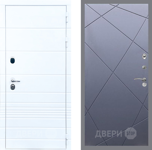 Дверь Стоп ТРЕНДО ФЛ-291 Силк титан в Химках