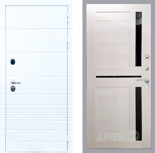 Входная металлическая Дверь Стоп ТРЕНДО СБ-18 Лиственница беж в Химках