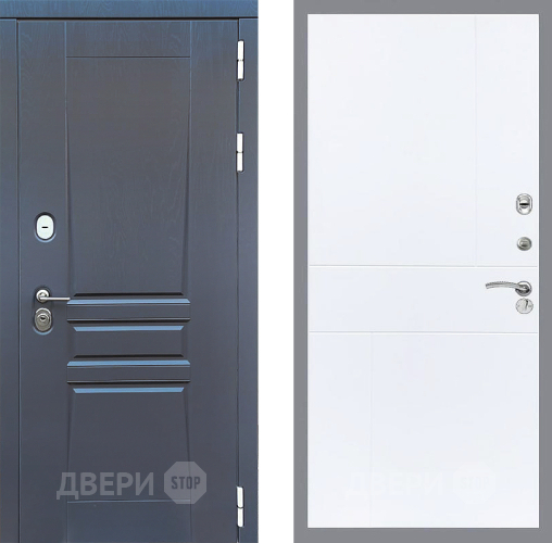 Дверь Стоп ПЛАТИНУМ ФЛ-290 Силк Сноу в Химках