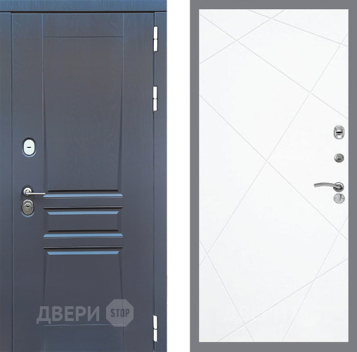 Дверь Стоп ПЛАТИНУМ ФЛ-291 Силк Сноу в Химках