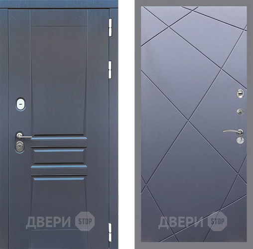 Входная металлическая Дверь Стоп ПЛАТИНУМ ФЛ-291 Силк титан в Химках