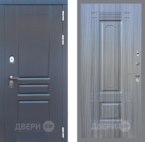 Входная металлическая Дверь Стоп ПЛАТИНУМ ФЛ-2 Сандал грей в Химках