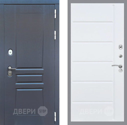 Дверь Стоп ПЛАТИНУМ ФЛ-102 Белый ясень в Химках