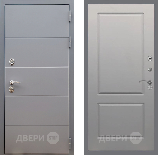 Дверь Стоп АРТ ГРАФИТ ФЛ-117 Грей софт в Химках
