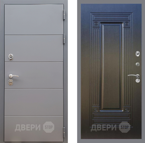 Входная металлическая Дверь Стоп АРТ ГРАФИТ ФЛ-4 Венге в Химках
