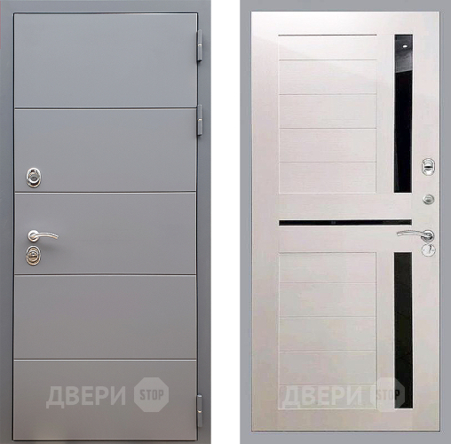 Входная металлическая Дверь Стоп АРТ ГРАФИТ СБ-18 Лиственница беж в Химках