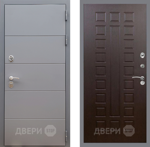 Входная металлическая Дверь Стоп АРТ ГРАФИТ ФЛ-183 Венге в Химках