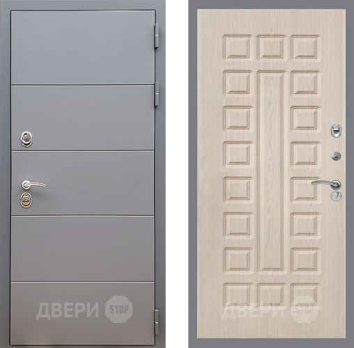 Дверь Стоп АРТ ГРАФИТ ФЛ-183 Беленый дуб в Химках
