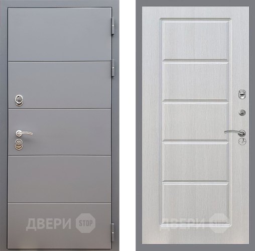 Входная металлическая Дверь Стоп АРТ ГРАФИТ ФЛ-39 Лиственница беж в Химках