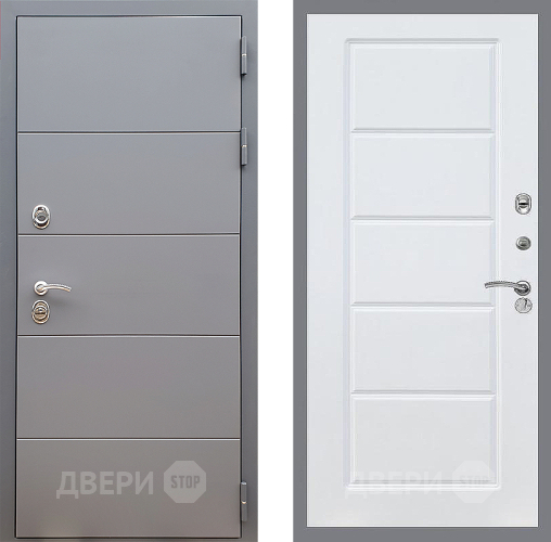 Дверь Стоп АРТ ГРАФИТ ФЛ-39 Силк Сноу в Химках