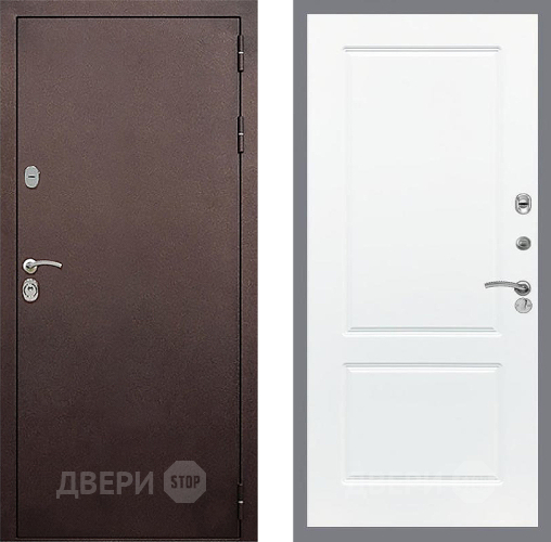 Дверь Стоп КЛАССИК Медь ФЛ-117 Силк Сноу в Химках