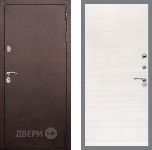 Дверь Стоп КЛАССИК Медь Гладкая Акация светлая в Химках