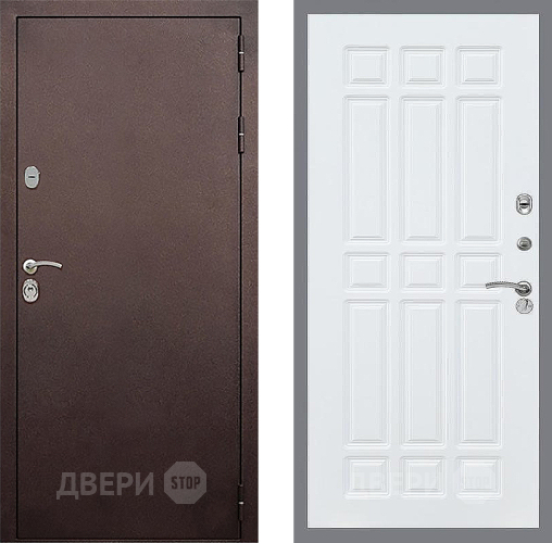 Входная металлическая Дверь Стоп КЛАССИК Медь ФЛ-33 Силк Сноу в Химках