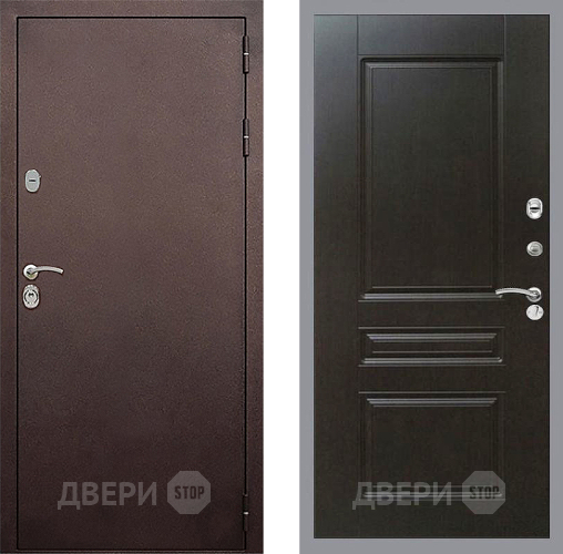 Дверь Стоп КЛАССИК Медь ФЛ-243 Венге в Химках