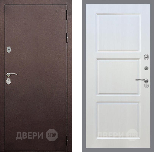 Дверь Стоп КЛАССИК Медь ФЛ-3 Лиственница беж в Химках
