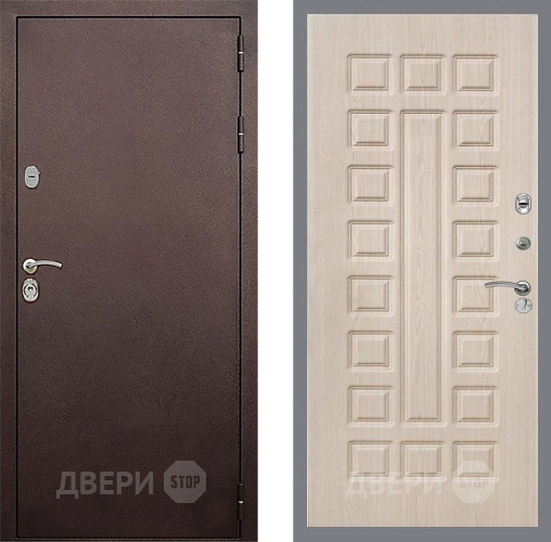 Дверь Стоп КЛАССИК Медь ФЛ-183 Беленый дуб в Химках