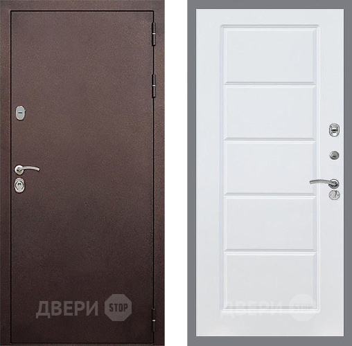 Дверь Стоп КЛАССИК Медь ФЛ-39 Силк Сноу в Химках