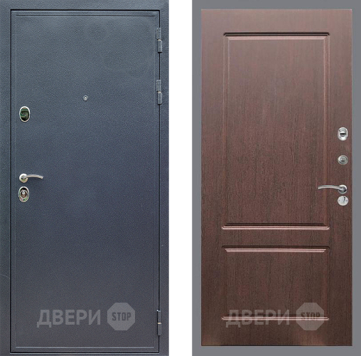 Входная металлическая Дверь Стоп СИЛЬВЕР ФЛ-117 Орех премиум в Химках