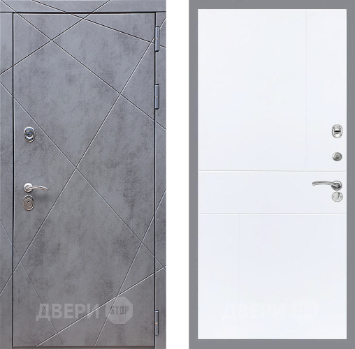 Дверь Стоп Лучи ФЛ-290 Силк Сноу в Химках