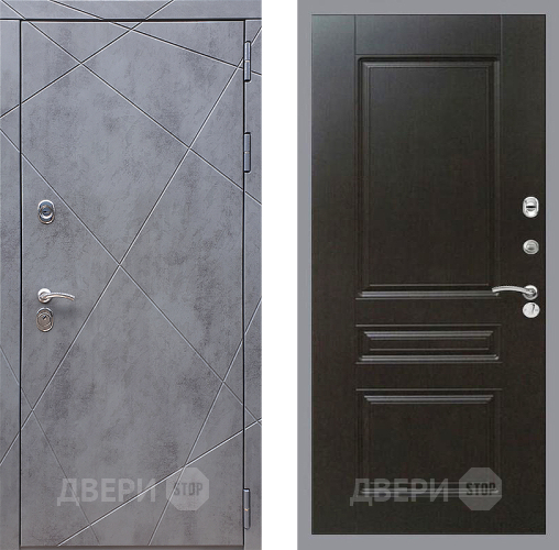 Дверь Стоп Лучи ФЛ-243 Венге в Химках