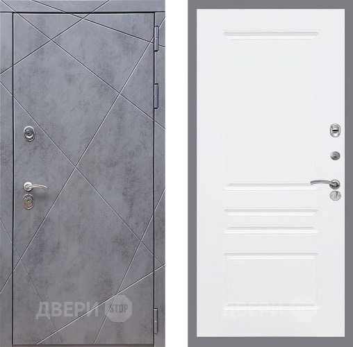 Дверь Стоп Лучи ФЛ-243 Силк Сноу в Химках