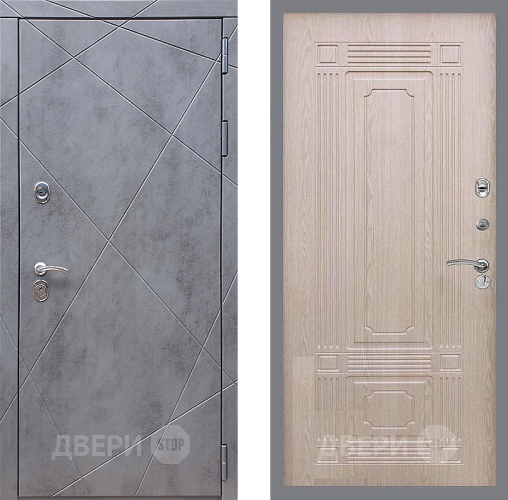 Дверь Стоп Лучи ФЛ-2 Беленый дуб в Химках