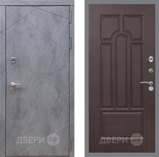 Входная металлическая Дверь Стоп Лучи ФЛ-58 Венге в Химках