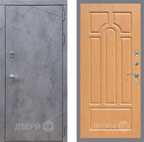 Входная металлическая Дверь Стоп Лучи ФЛ-58 Дуб в Химках