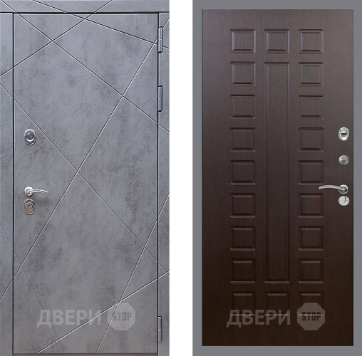Входная металлическая Дверь Стоп Лучи ФЛ-183 Венге в Химках