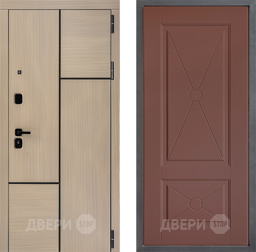 Дверь Дверной континент ДК-14 ФЛ-617 Ясень шоколадный в Химках