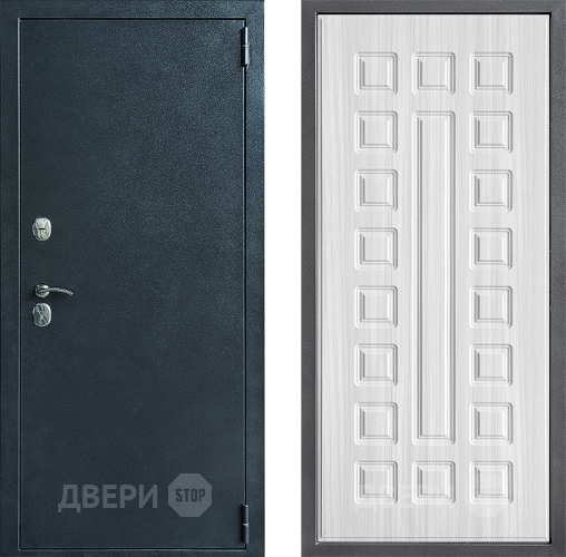 Входная металлическая Дверь Дверной континент ДК-70 Дизайн ФЛ-183 Сандал белый в Химках