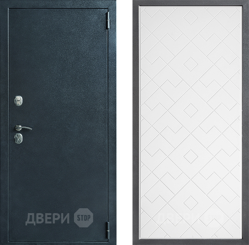 Дверь Дверной континент ДК-70 Дизайн ФЛ-Тиффани Белый софт в Химках