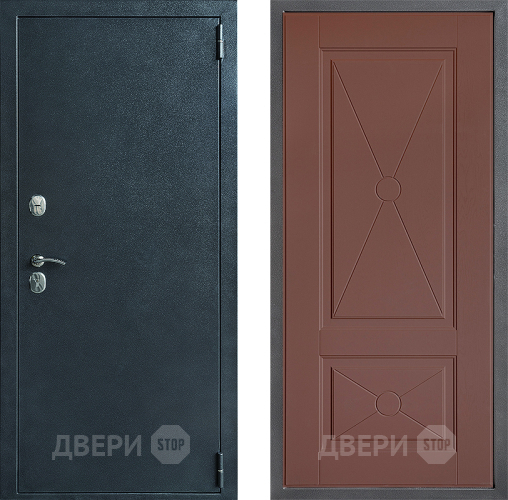 Входная металлическая Дверь Дверной континент ДК-70 Дизайн ФЛ-617 Ясень шоколадный в Химках