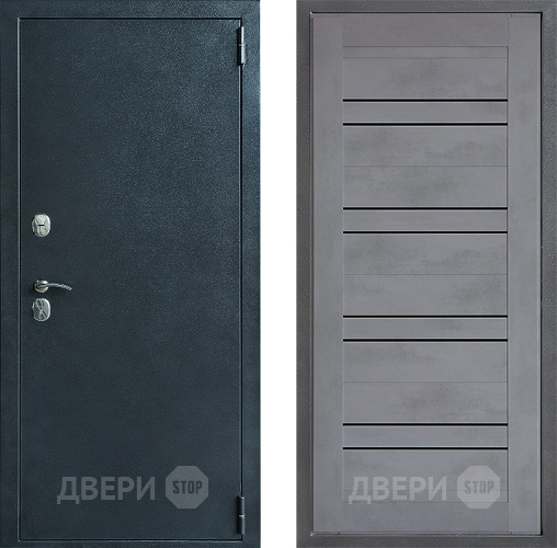 Дверь Дверной континент ДК-70 Дизайн ФЛ-49 Бетон серый в Химках