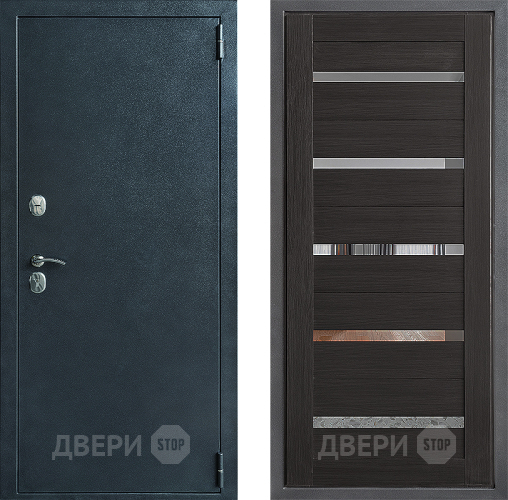 Входная металлическая Дверь Дверной континент ДК-70 Дизайн ФЛ-47 Венге в Химках