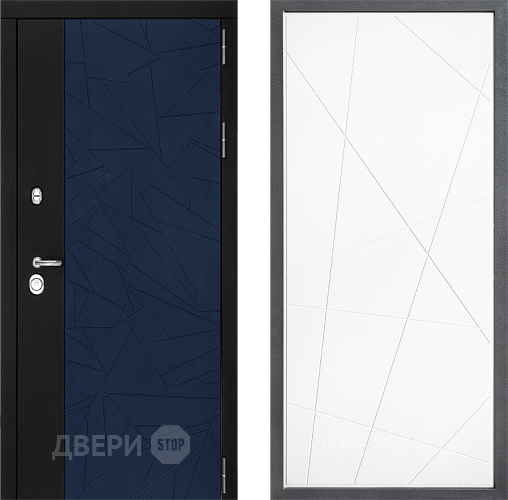 Входная металлическая Дверь Дверной континент ДК-9 ФЛ-655 Белый софт в Химках