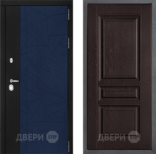 Входная металлическая Дверь Дверной континент ДК-9 ФЛ-243 Дуб шоколадный в Химках