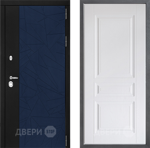 Входная металлическая Дверь Дверной континент ДК-9 ФЛ-243 Альберо Браш серебро в Химках