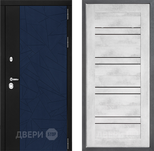 Дверь Дверной континент ДК-9 ФЛ-49 Бетон снежный в Химках